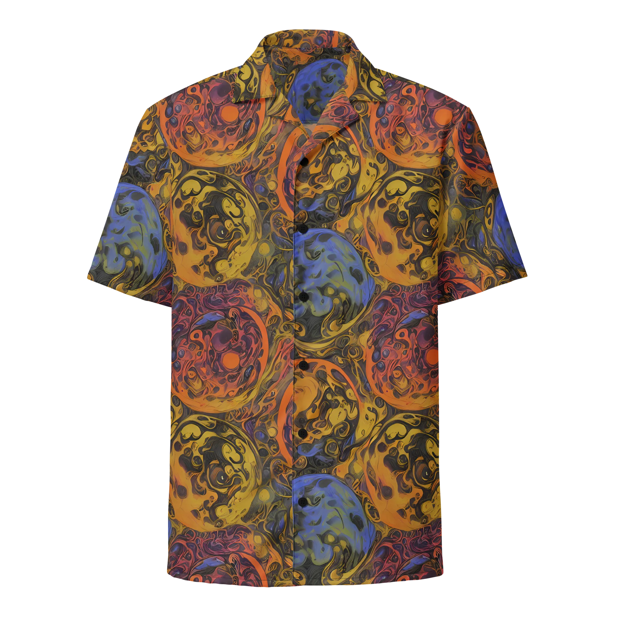 Molten Carnival on Button Shirt — Front