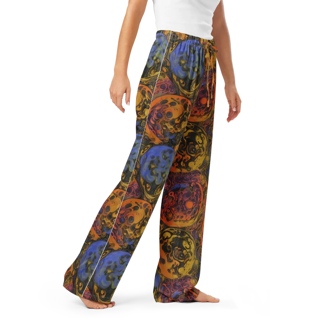 Molten Carnival on Women's Pajama Pants — Right Front