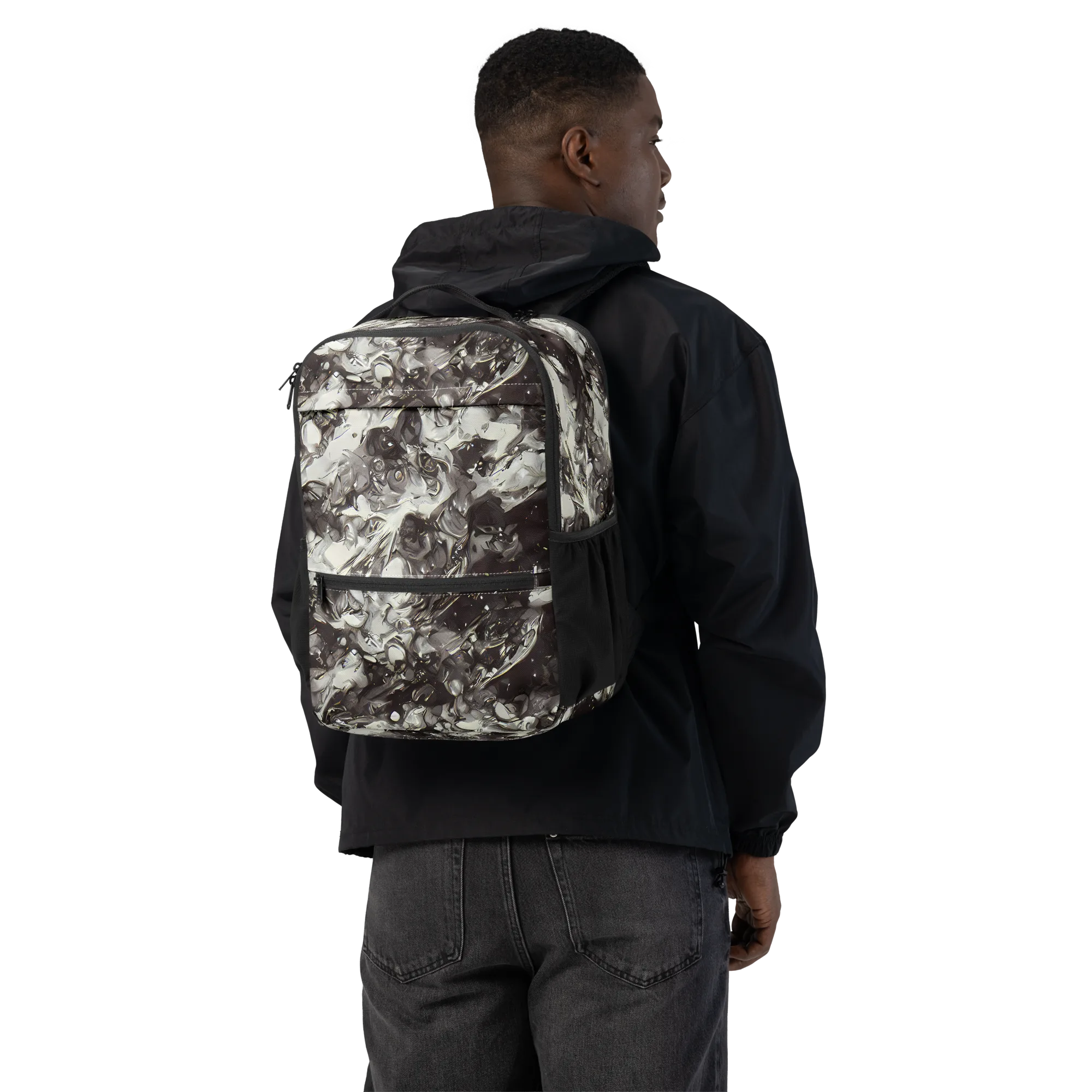 Nocturne Melt on Utility Backpack — Back