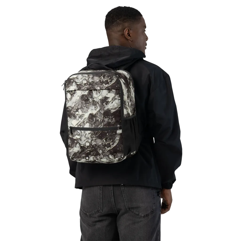Nocturne Melt on Utility Backpack — Back