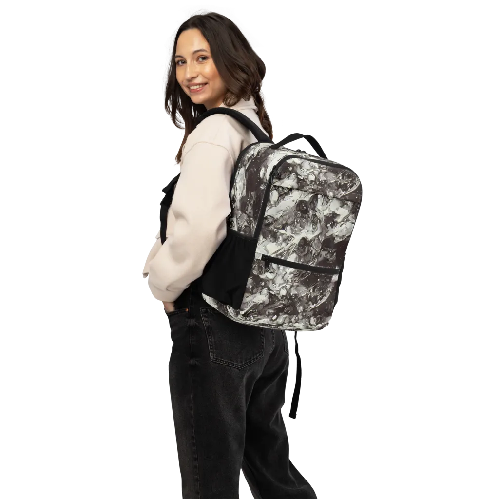 Nocturne Melt on Utility Backpack — Back