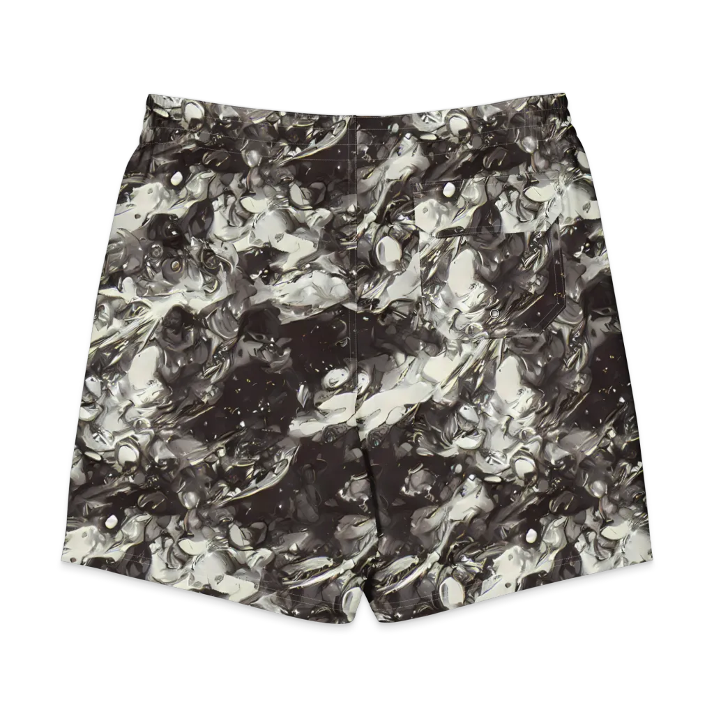 Nocturne Melt on Men's Board Shorts — Back