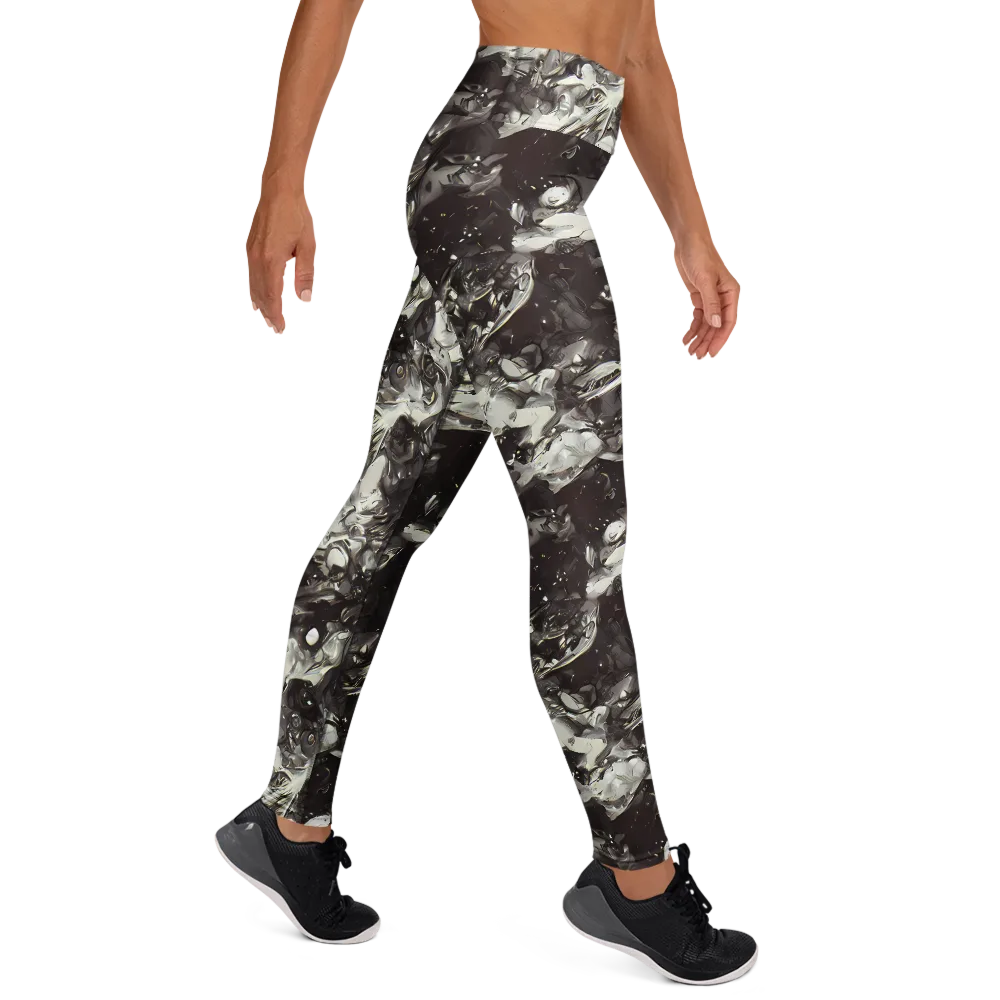 Nocturne Melt on Yoga Leggings — Right