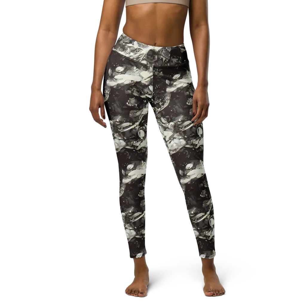 Nocturne Melt on Yoga Leggings — Front