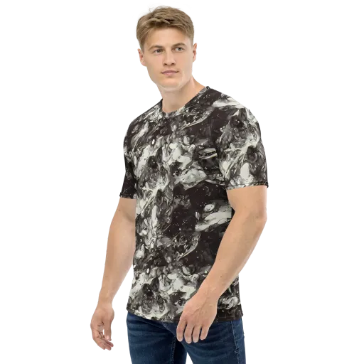 Nocturne Melt on a Men's Crew Neck T-Shirt