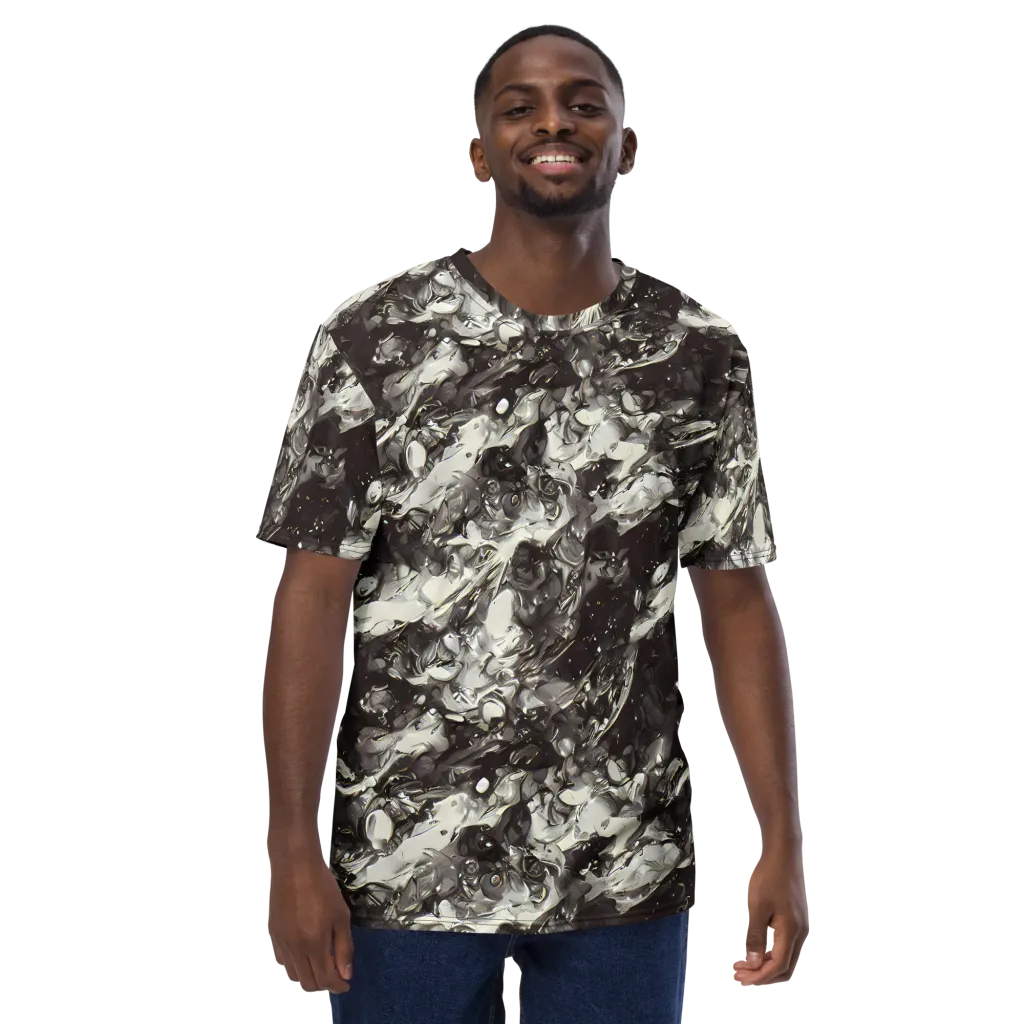 Nocturne Melt on Men's Crew Neck T-Shirt — Front