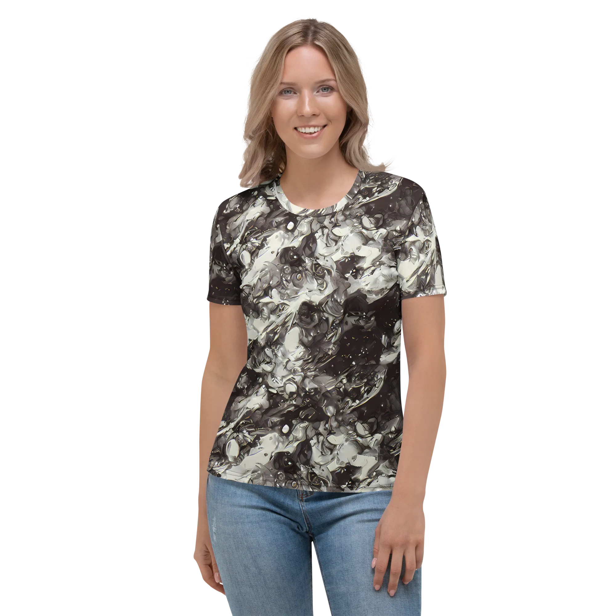 Nocturne Melt on Women's Crew Neck T-Shirt — Front