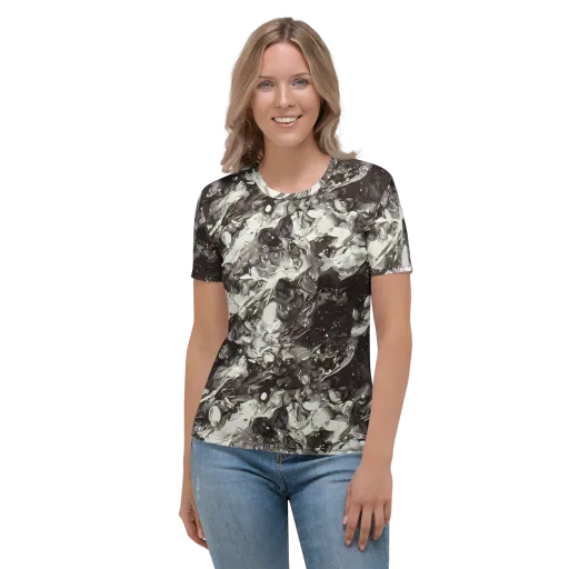 Nocturne Melt on a Women's Crew Neck T-Shirt