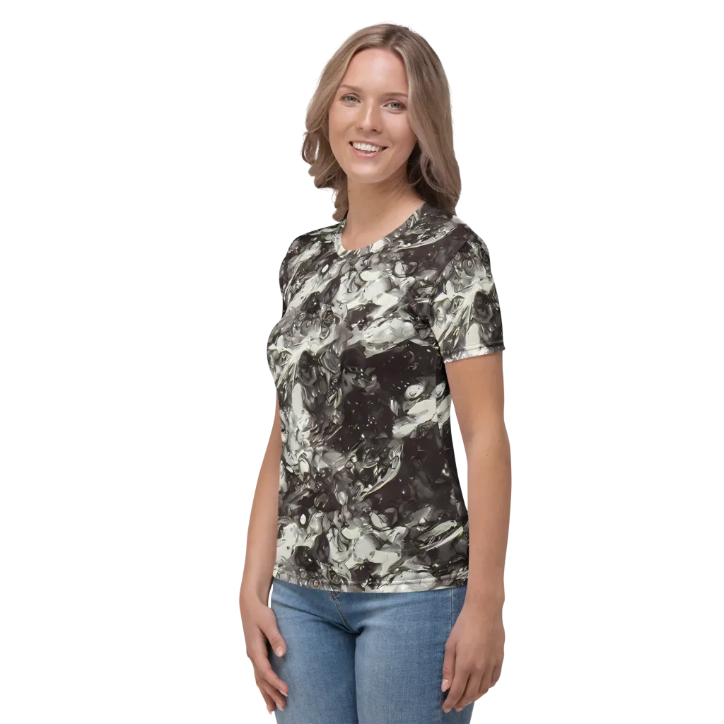 Nocturne Melt on Women's Crew Neck T-Shirt — Left