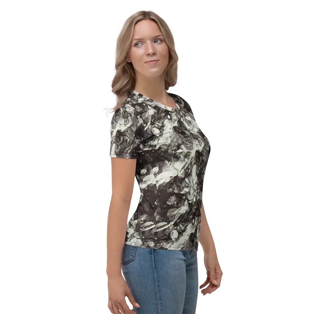 Nocturne Melt on Women's Crew Neck T-Shirt — Right