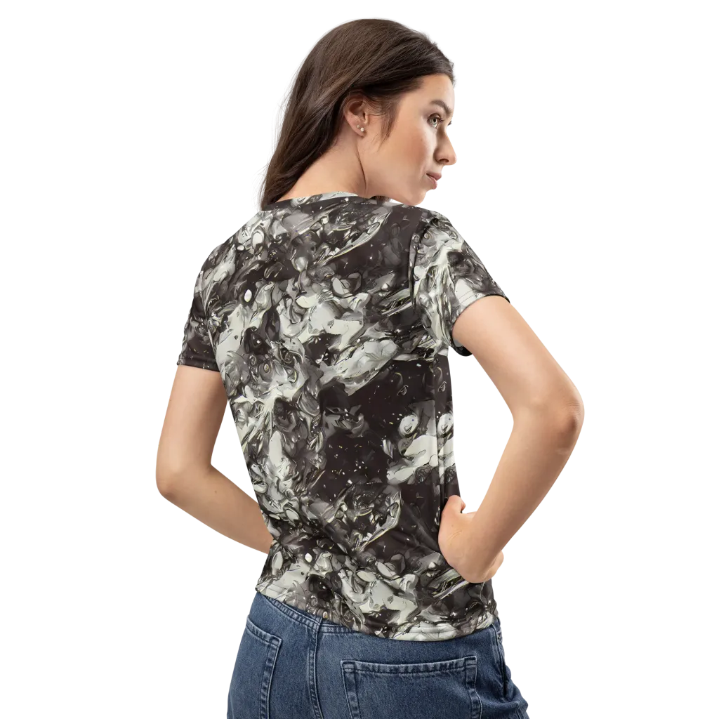 Nocturne Melt on Women's Crew Neck T-Shirt — Back