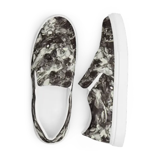 Nocturne Melt on a Men's Slip-On Canvas Shoes