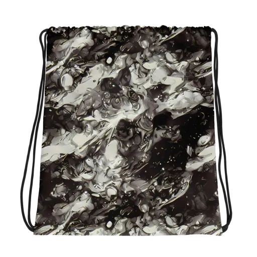 Nocturne Melt on a Drawstring Bag