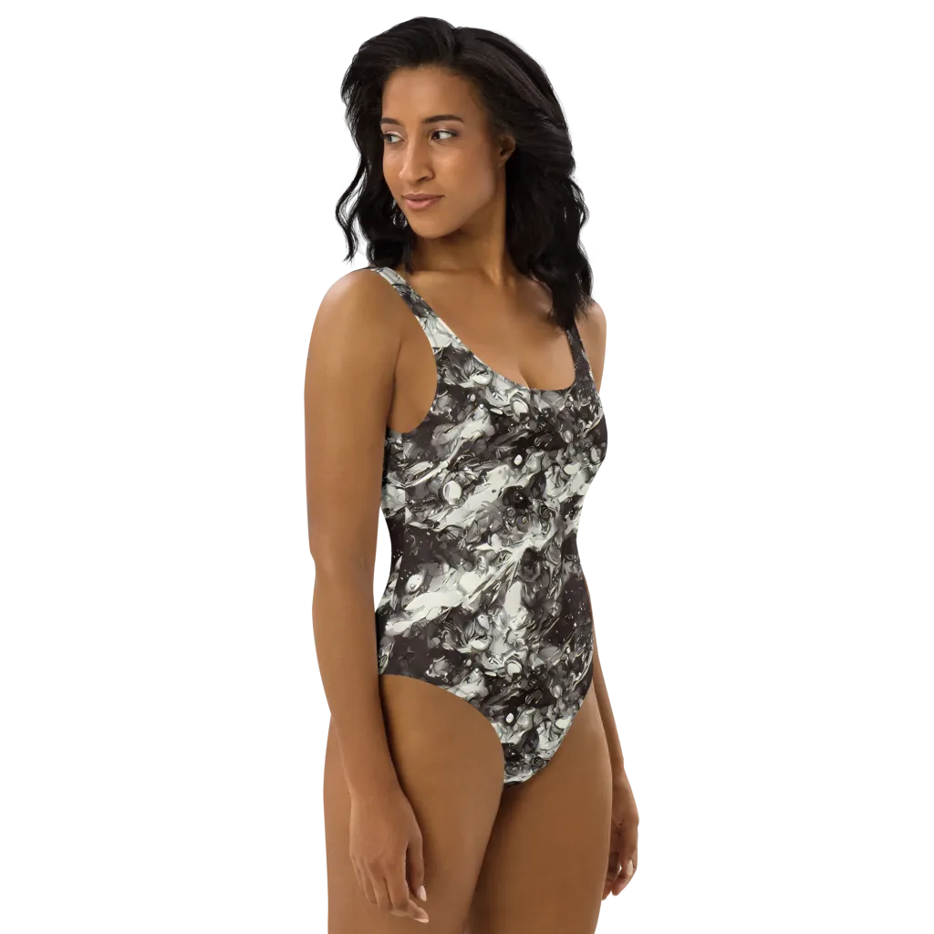 Nocturne Melt on One-Piece Swimsuit — Right