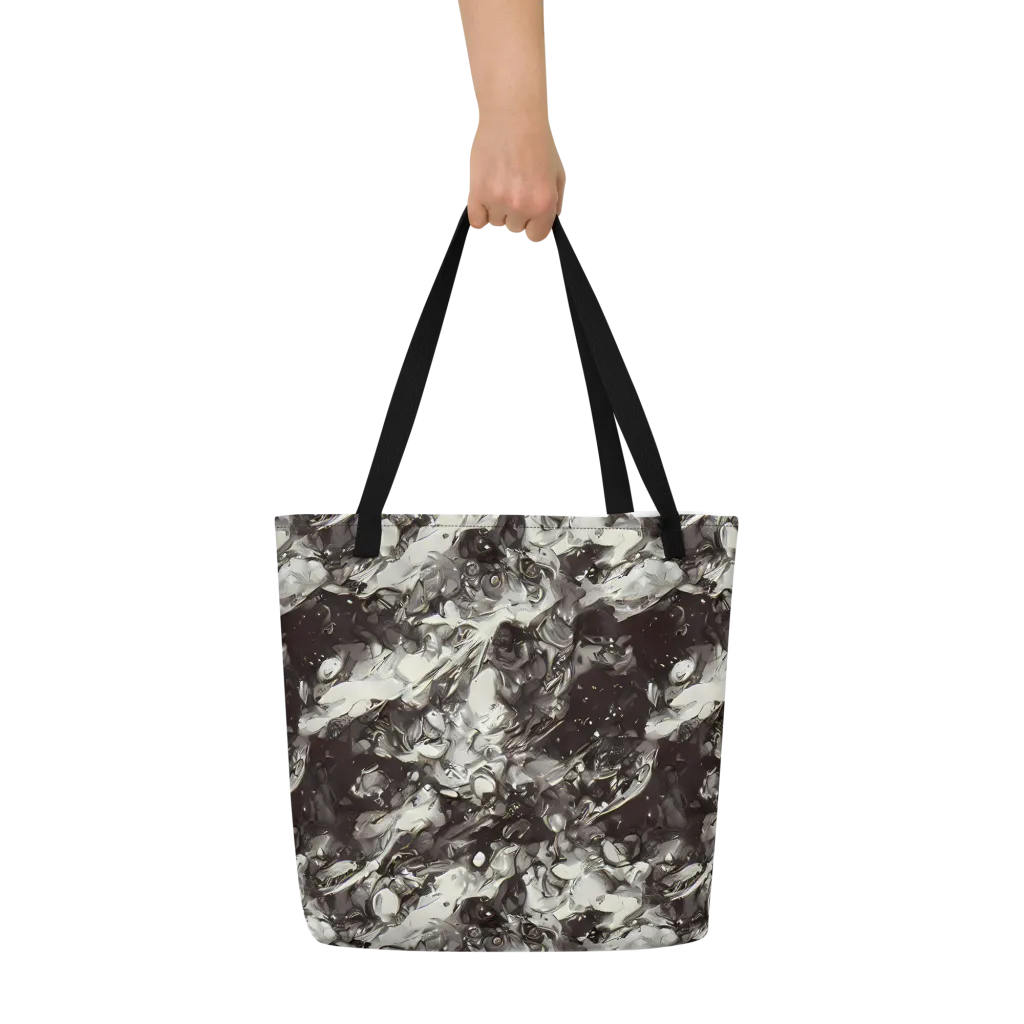 Nocturne Melt on Large Tote Bag W/ Pocket — Front