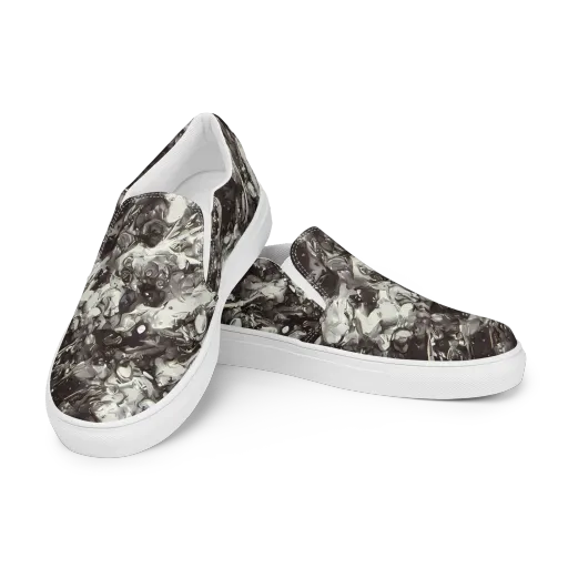 Nocturne Melt on a Women's Slip-On Canvas Shoes