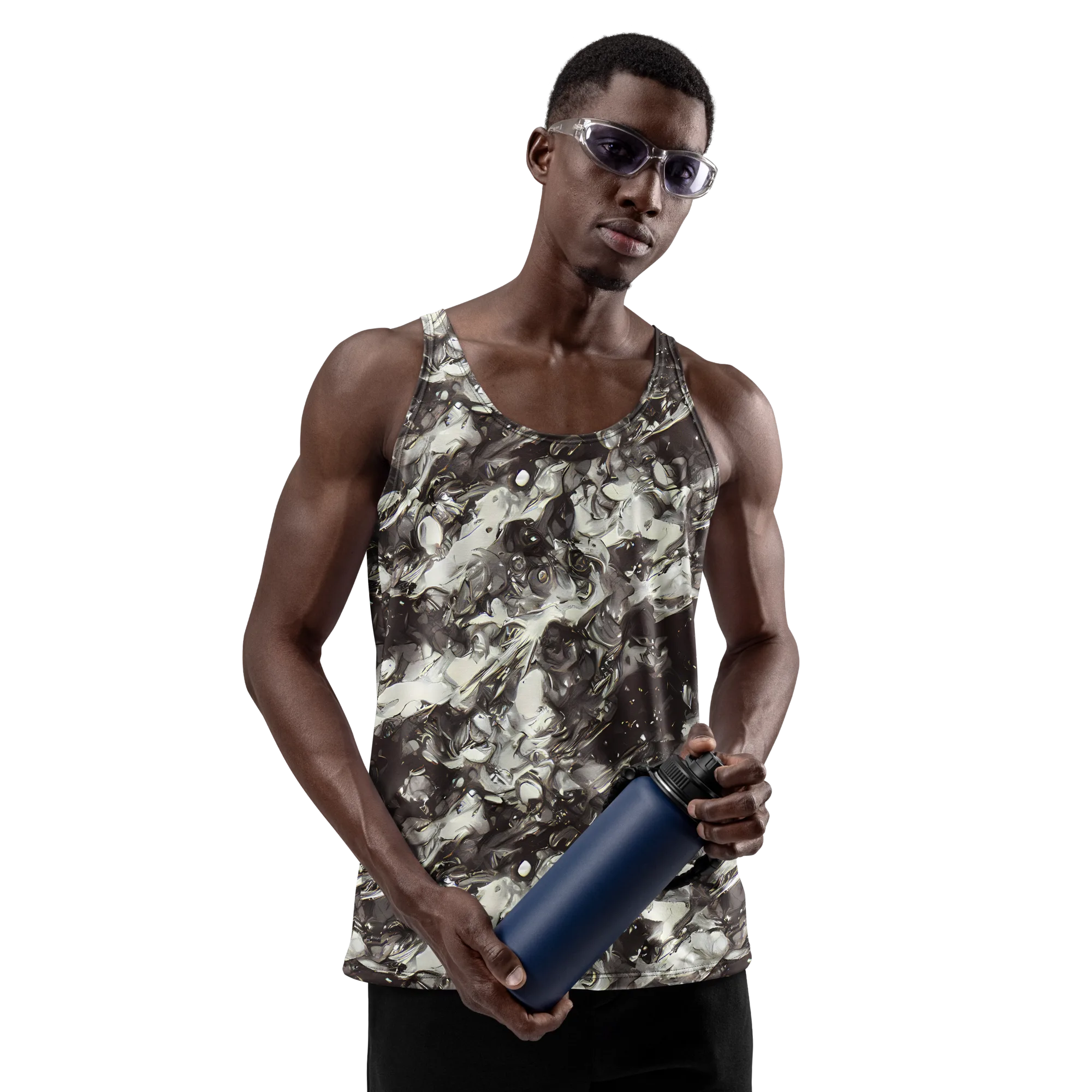 Nocturne Melt on Men's Tank Top — Front