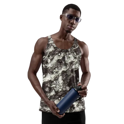 Nocturne Melt on a Men's Tank Top