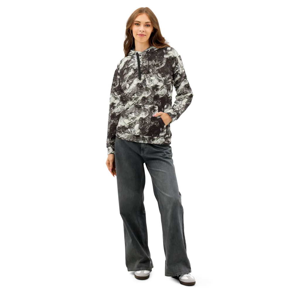 Nocturne Melt on Cotton Hoodie — Front