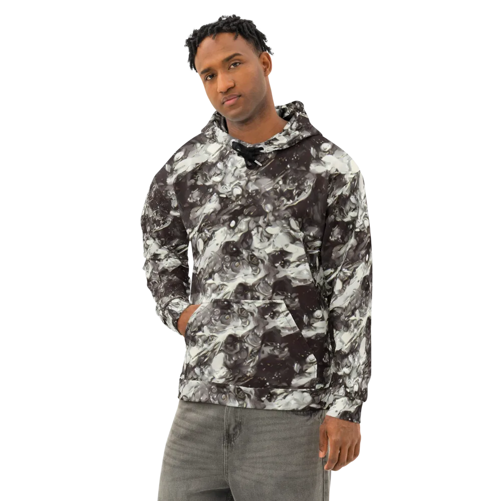 Nocturne Melt on Cotton Hoodie — Left Front