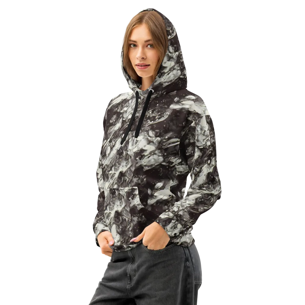 Nocturne Melt on Cotton Hoodie — Left Front