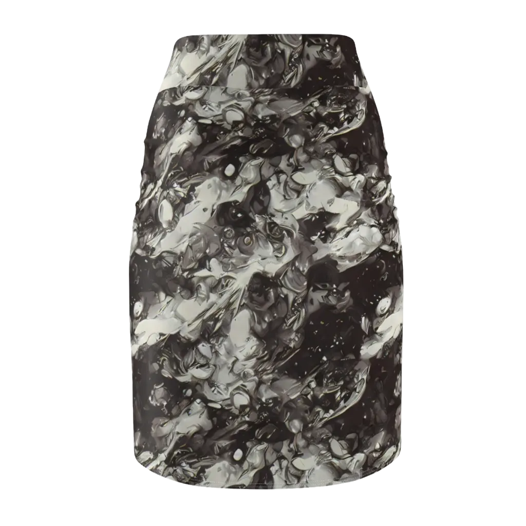 Nocturne Melt on Pencil Skirt — Back