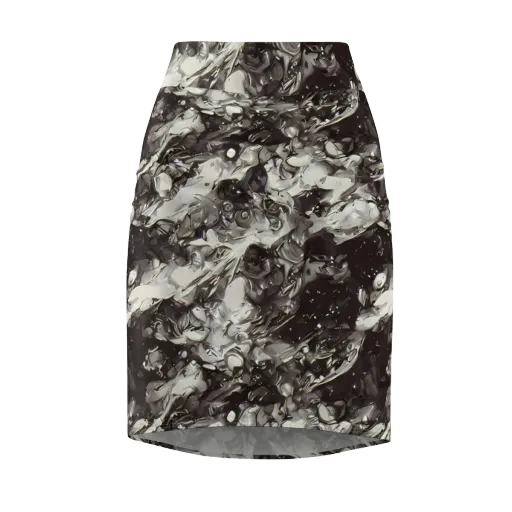 Nocturne Melt on a Pencil Skirt