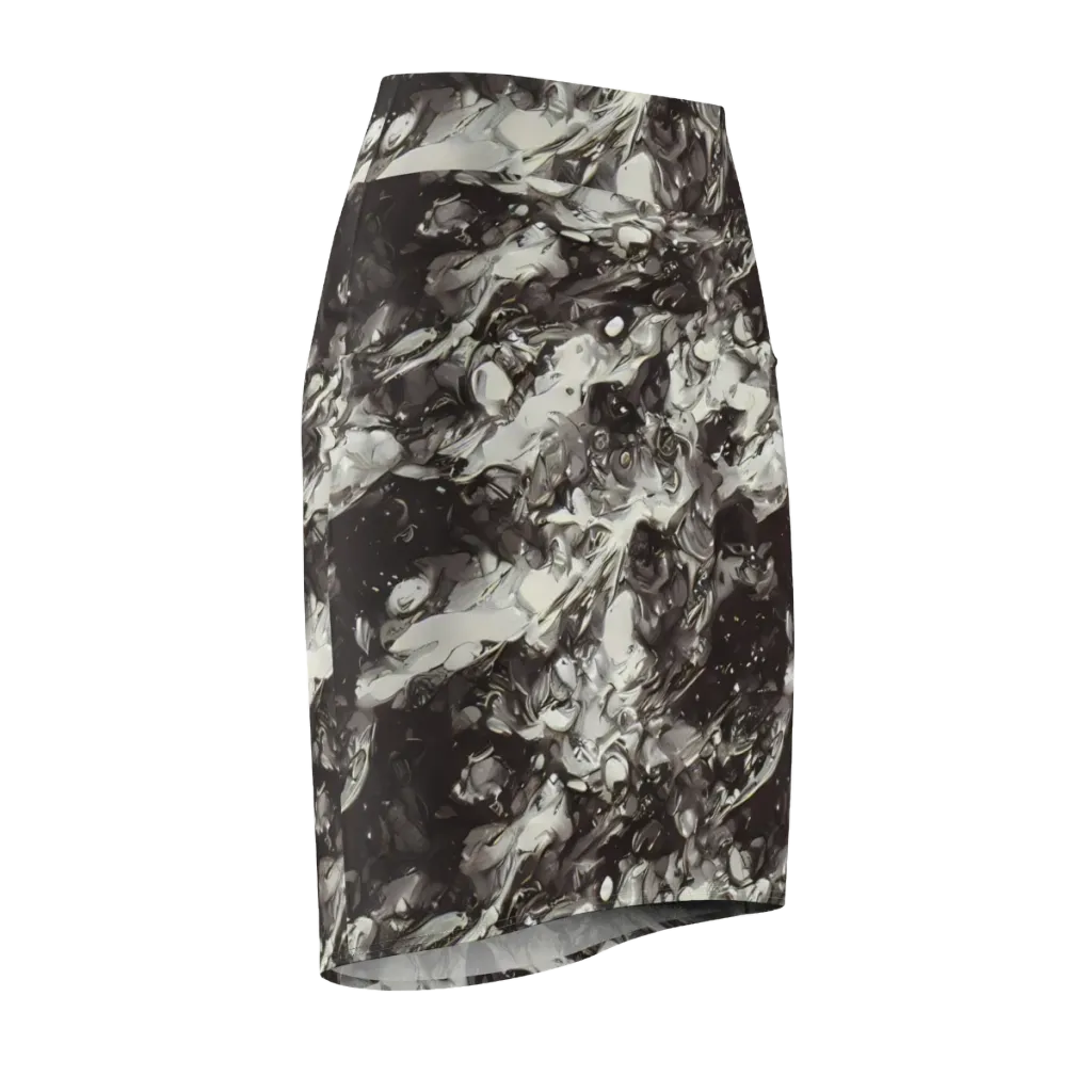 Nocturne Melt on Pencil Skirt — Front Side
