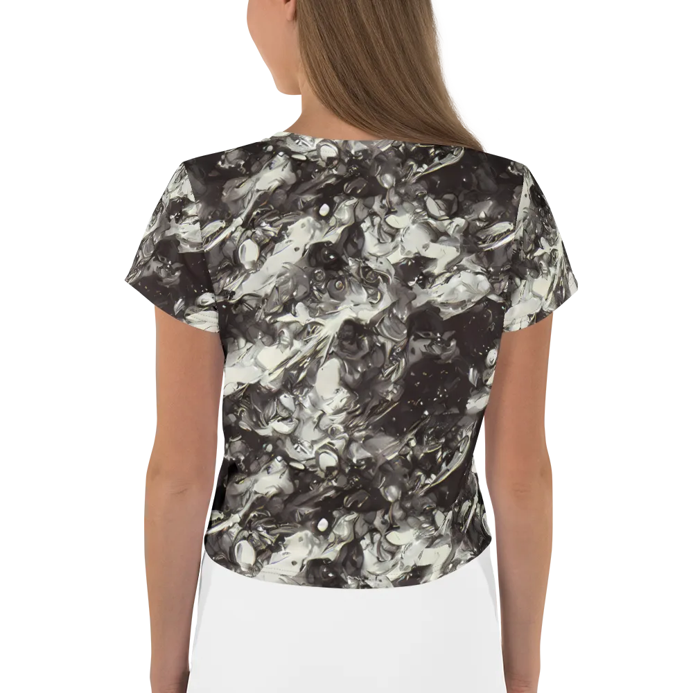 Nocturne Melt on Crop Tee — Back