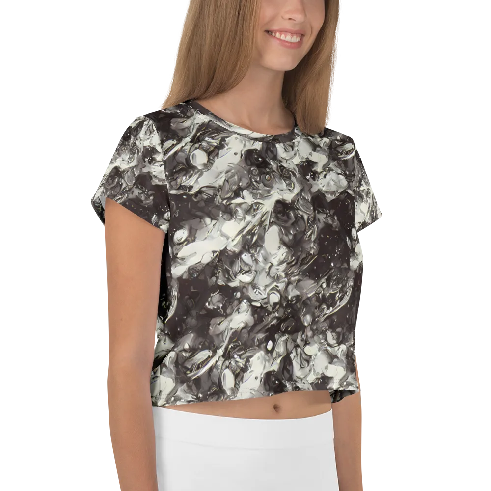 Nocturne Melt on Crop Tee — Right