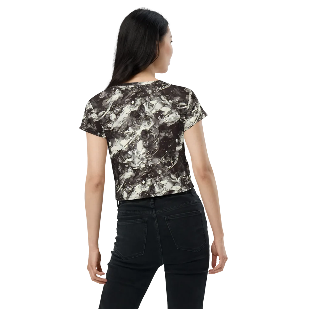 Nocturne Melt on Crop Tee — Back