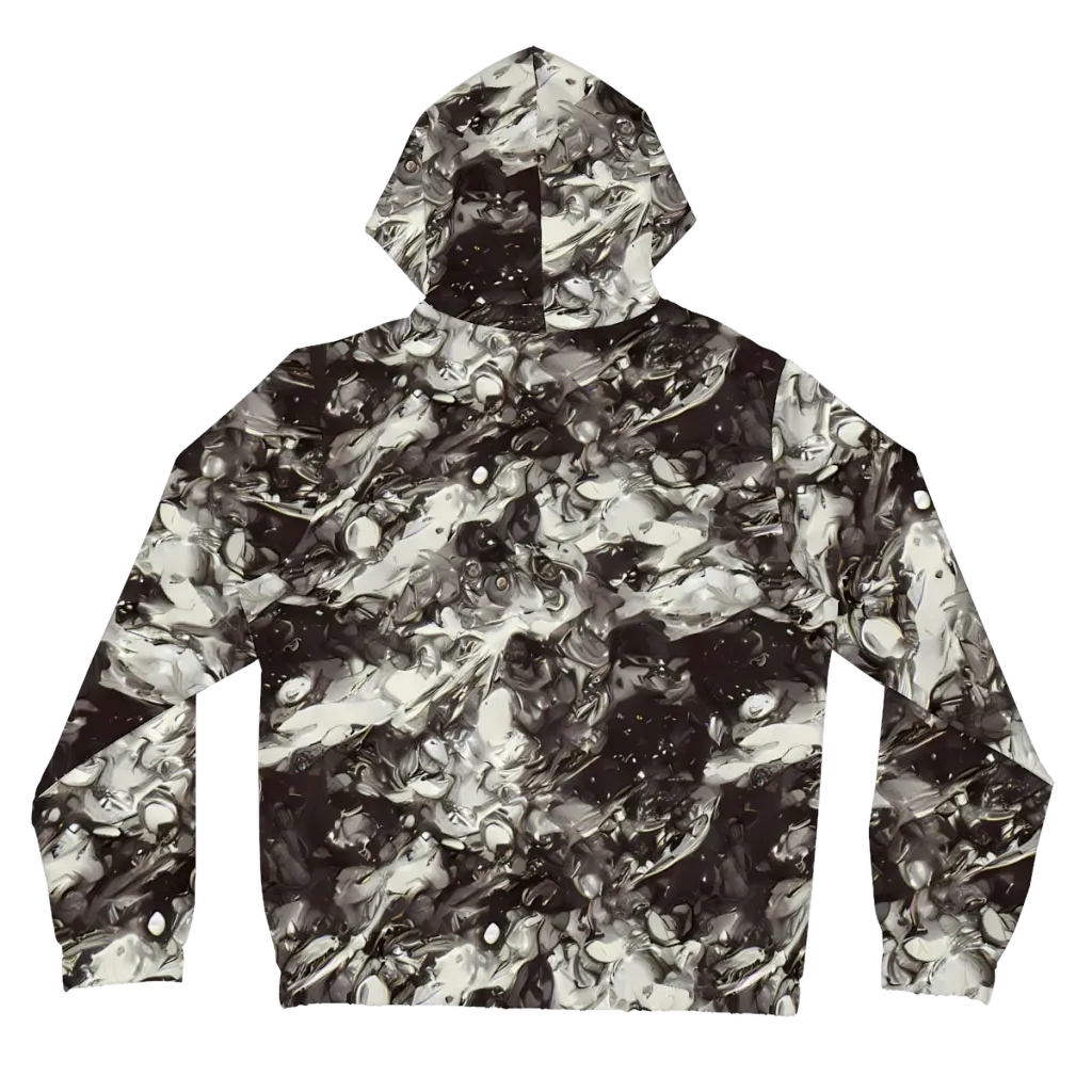 Nocturne Melt on Women's Full-Zip Hoodie — Back