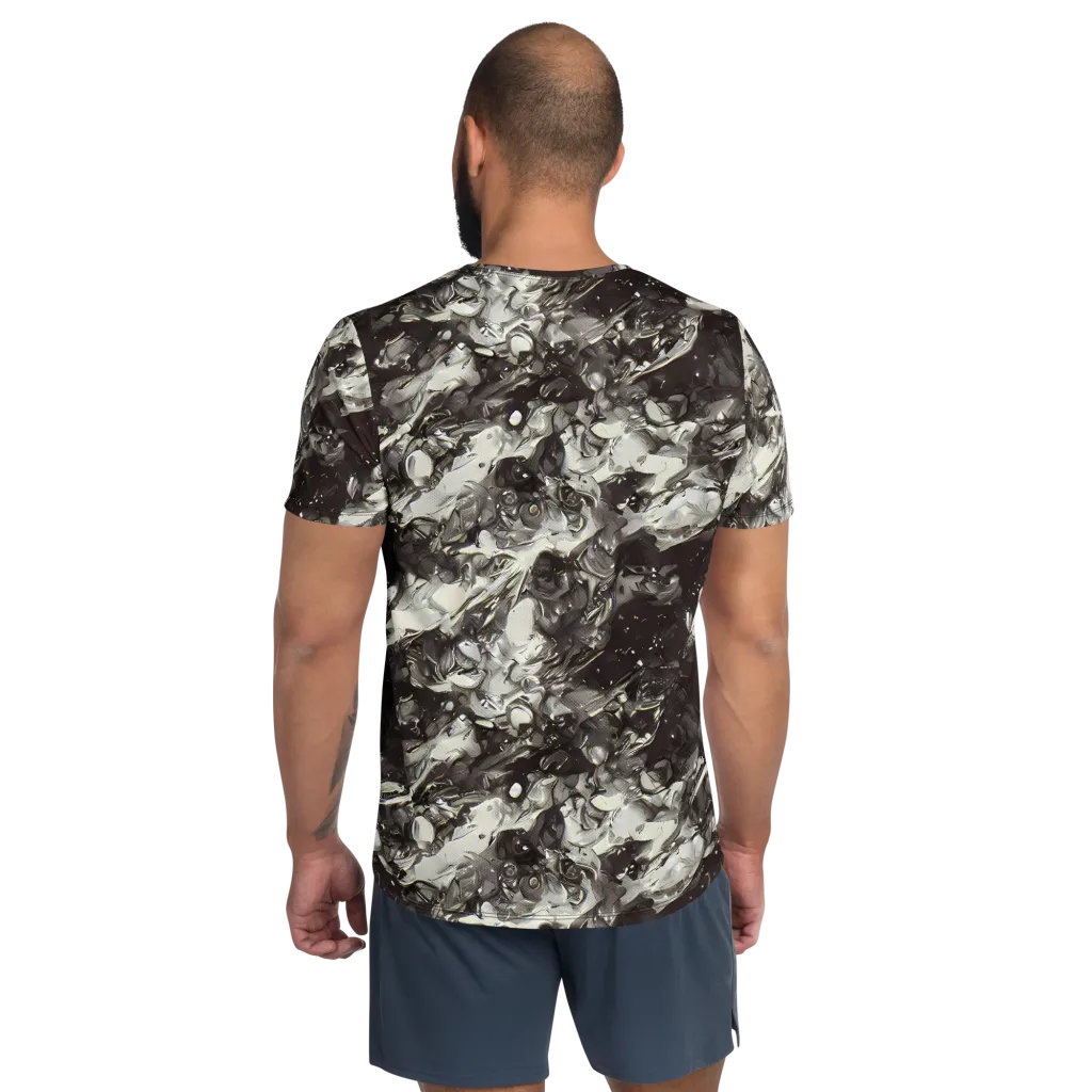 Nocturne Melt on Men's Athletic T-Shirt — Back