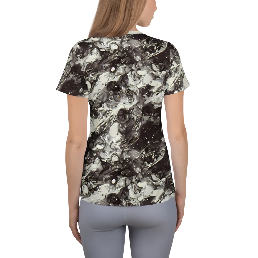 Nocturne Melt on Women's Athletic T-Shirt — Back