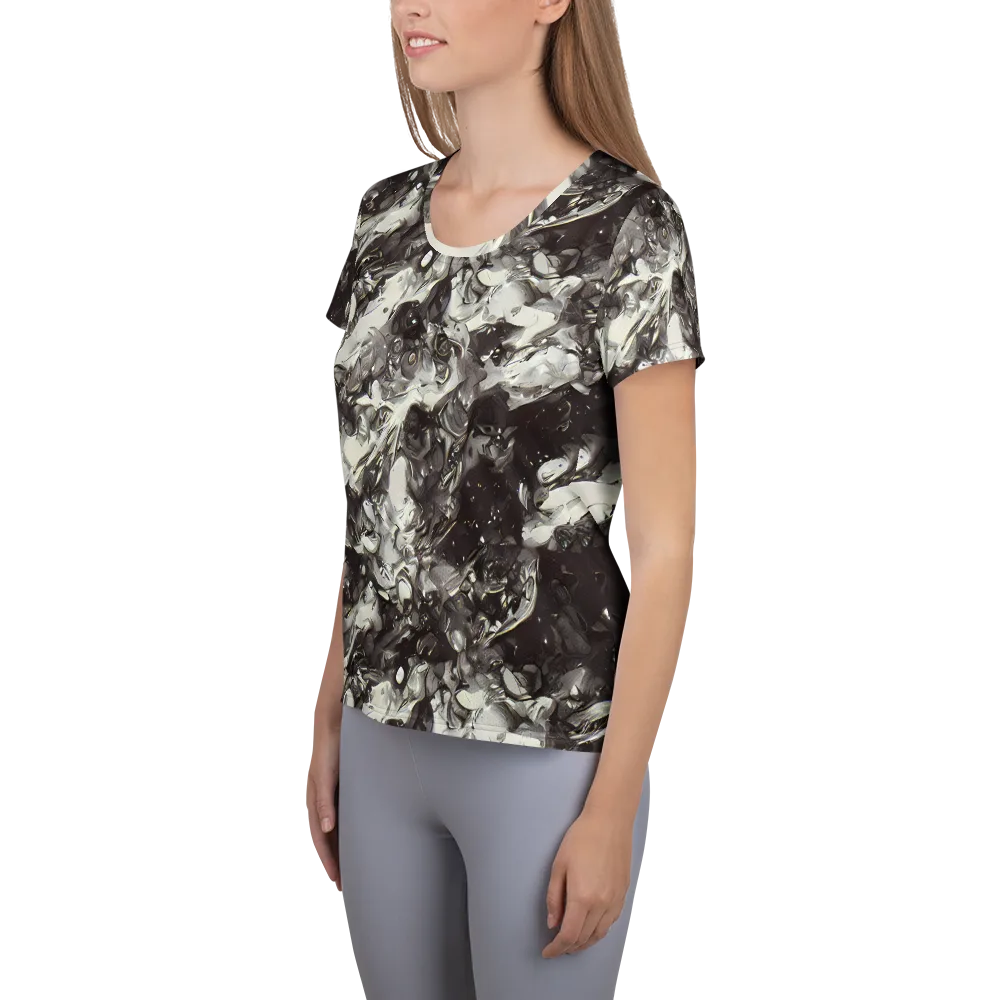 Nocturne Melt on Women's Athletic T-Shirt — Left
