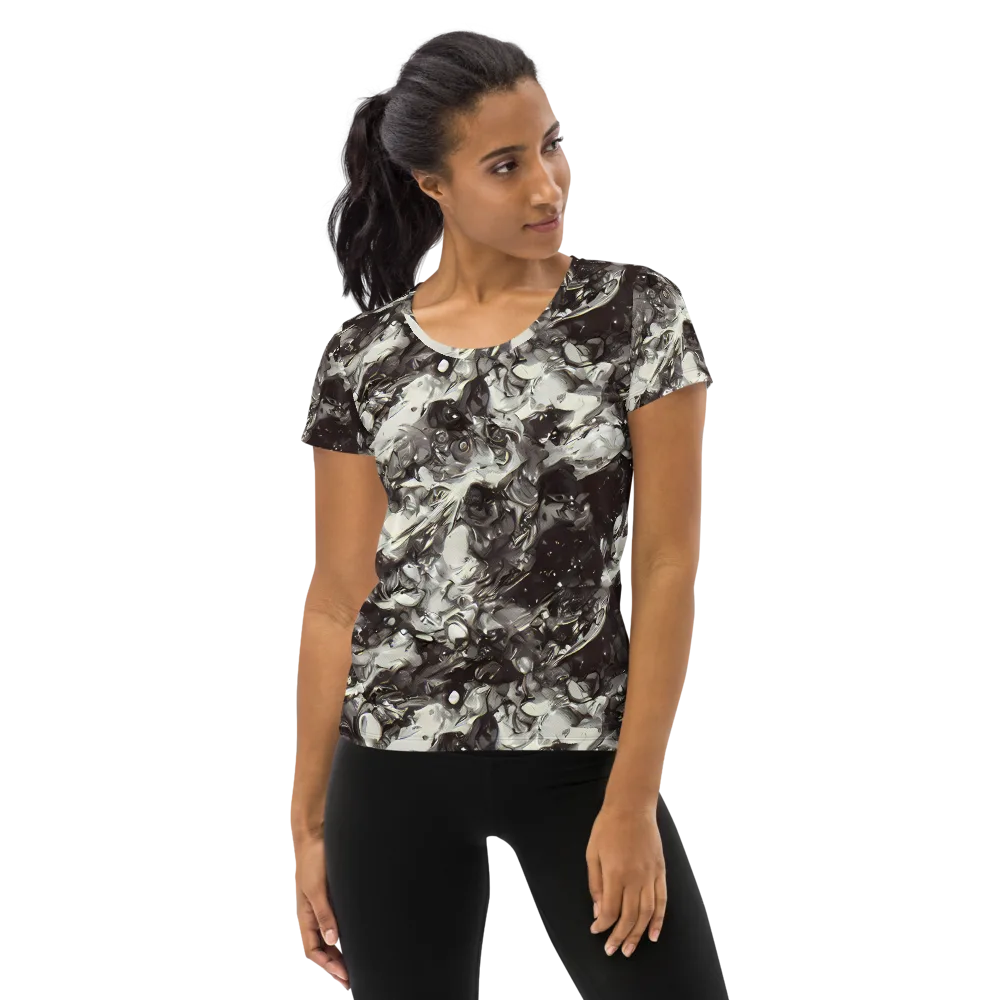 Nocturne Melt on Women's Athletic T-Shirt — Front