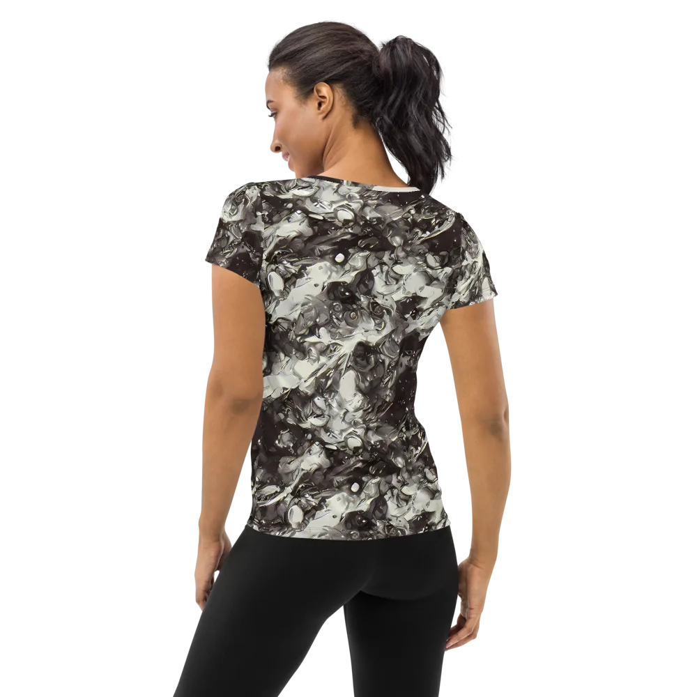 Nocturne Melt on Women's Athletic T-Shirt — Back