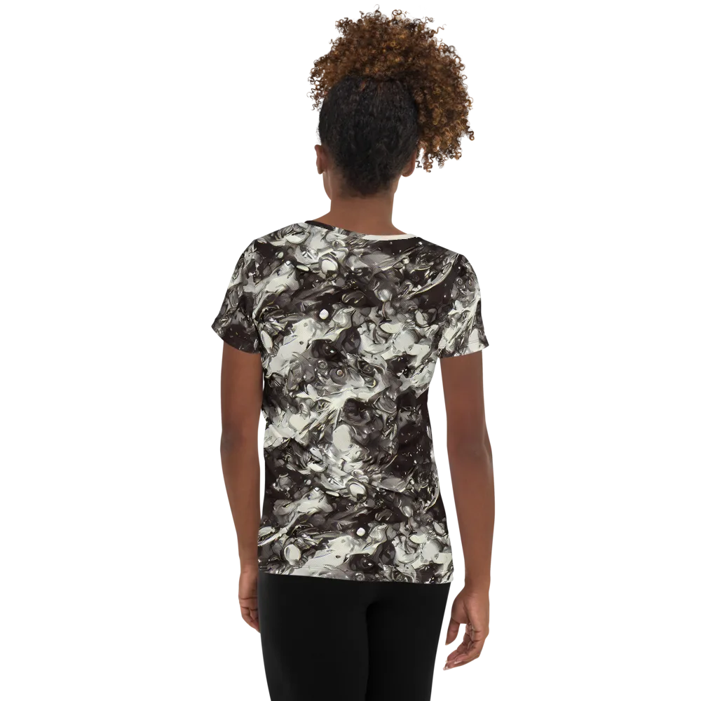 Nocturne Melt on Women's Athletic T-Shirt — Back