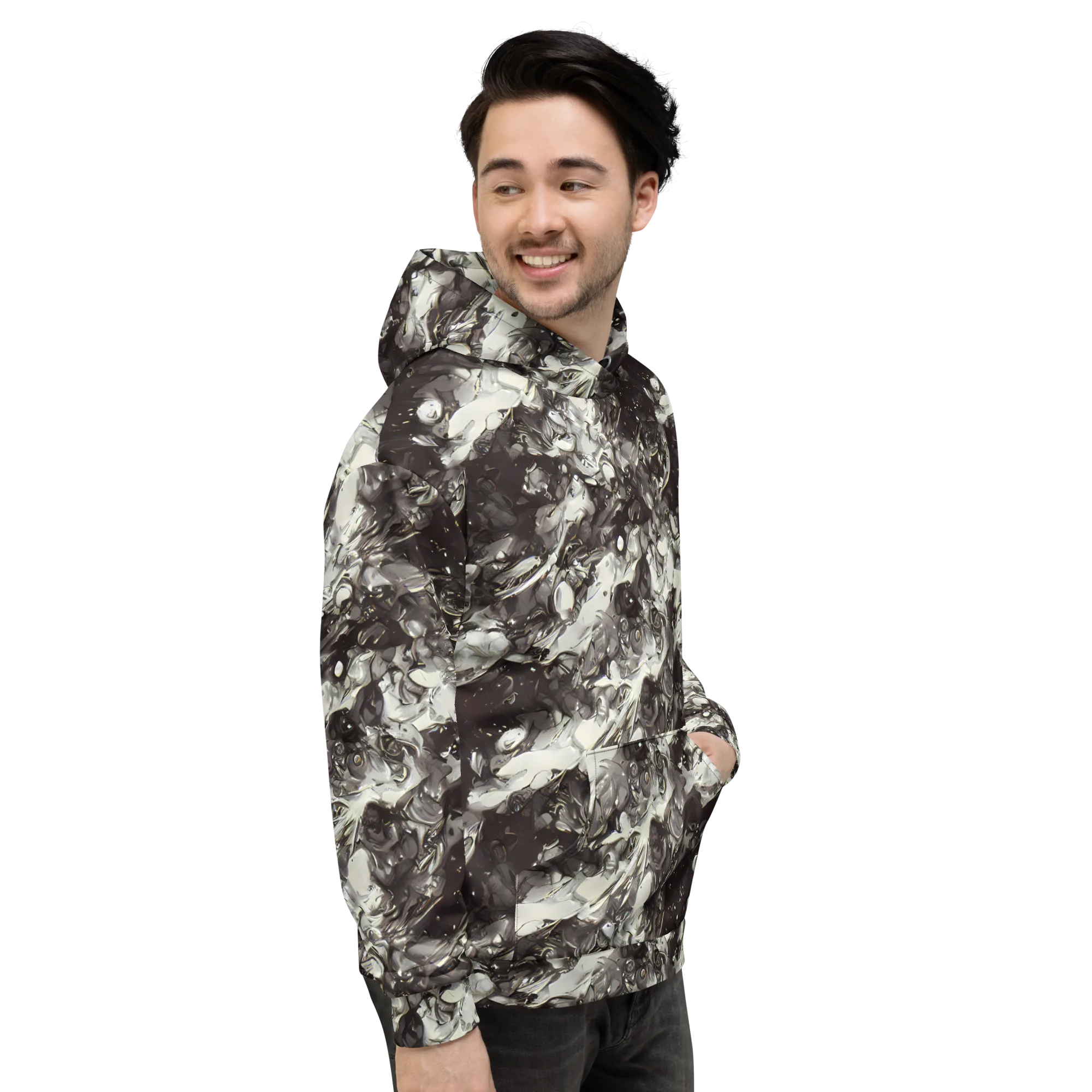 Nocturne Melt on Hoodie — Right