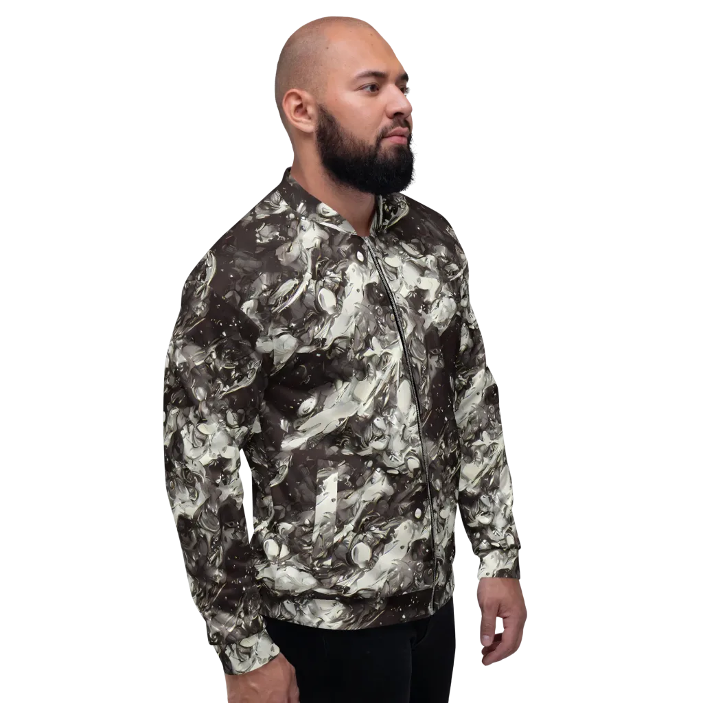 Nocturne Melt on Bomber Jacket — Right