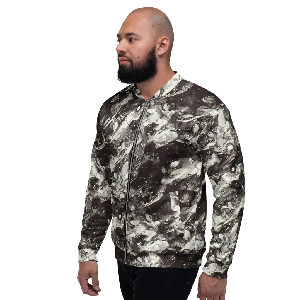 Nocturne Melt on Bomber Jacket — Left