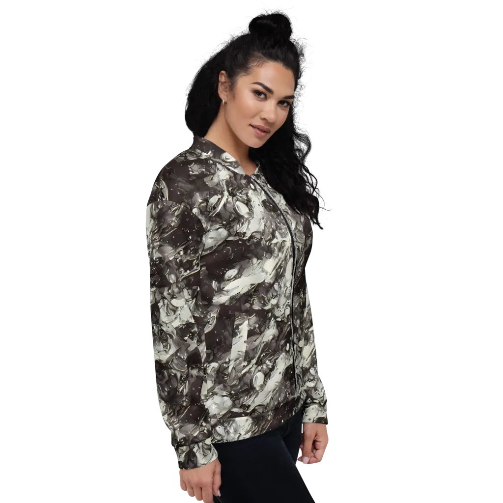 Nocturne Melt on Bomber Jacket — Right