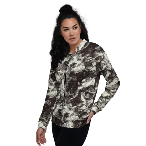 Nocturne Melt on a Bomber Jacket