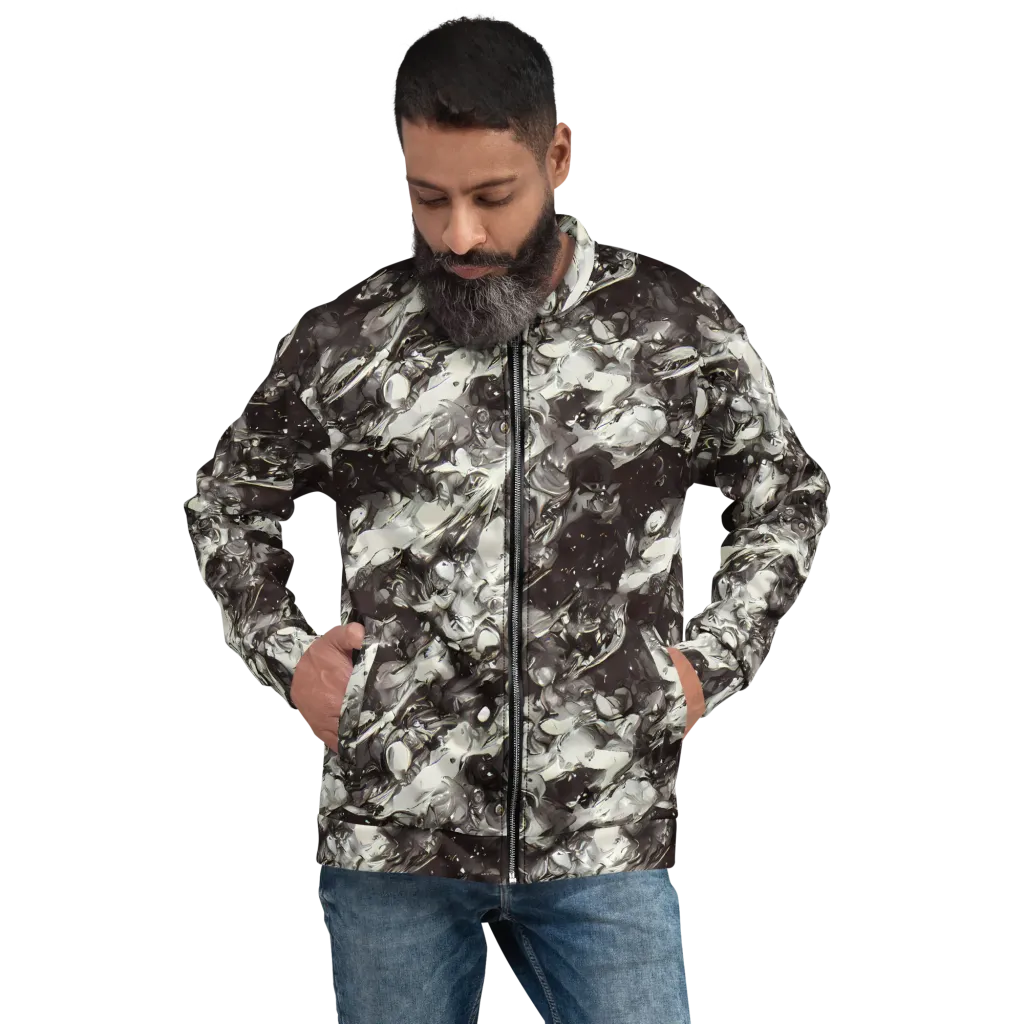 Nocturne Melt on Bomber Jacket — Front