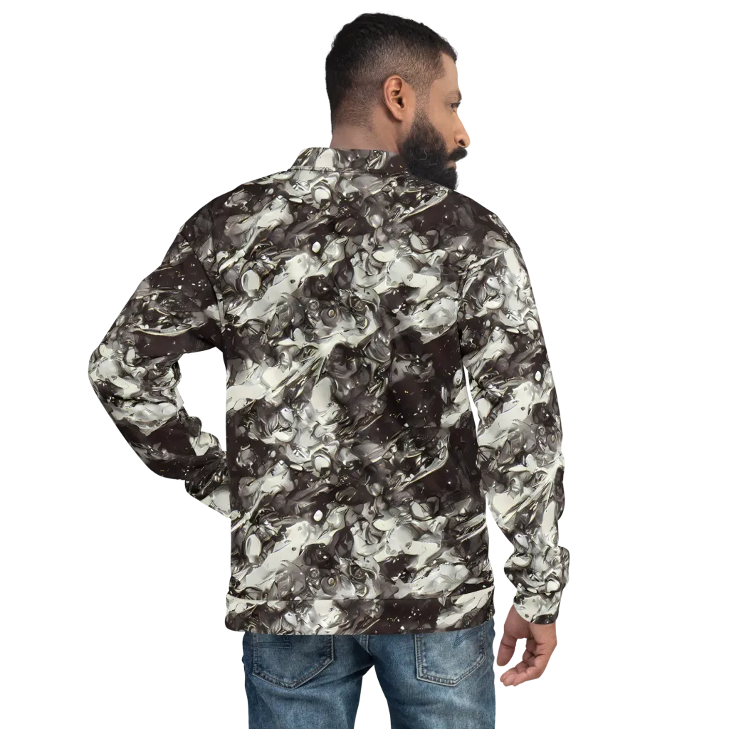 Nocturne Melt on Bomber Jacket — Back