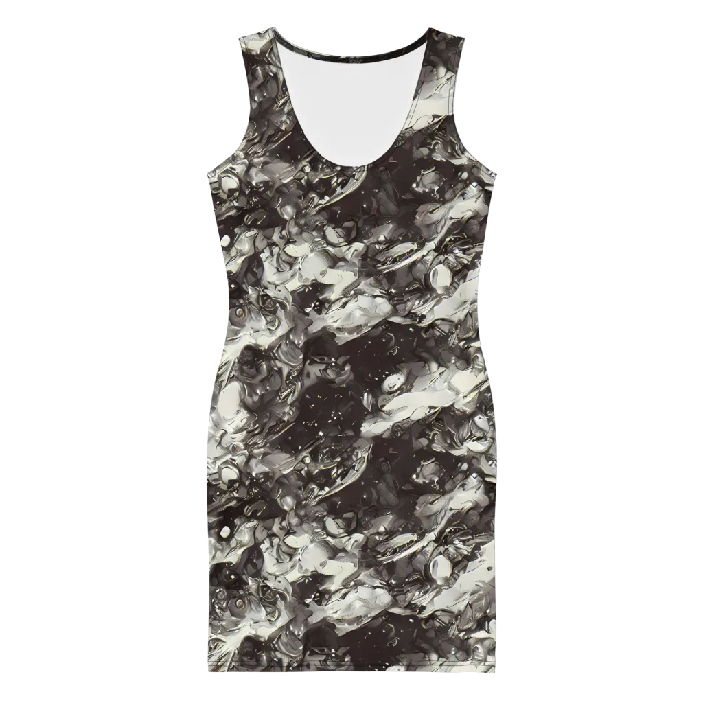 Nocturne Melt on Bodycon Dress — Front