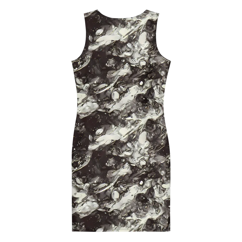 Nocturne Melt on Bodycon Dress — Back