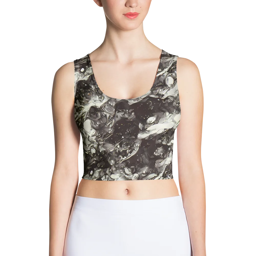Nocturne Melt on Crop Top — Front