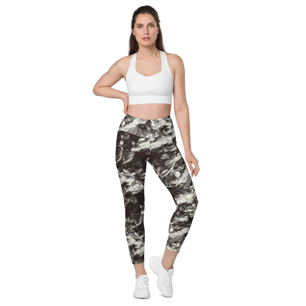 Nocturne Melt on Leggings with Pockets — Front