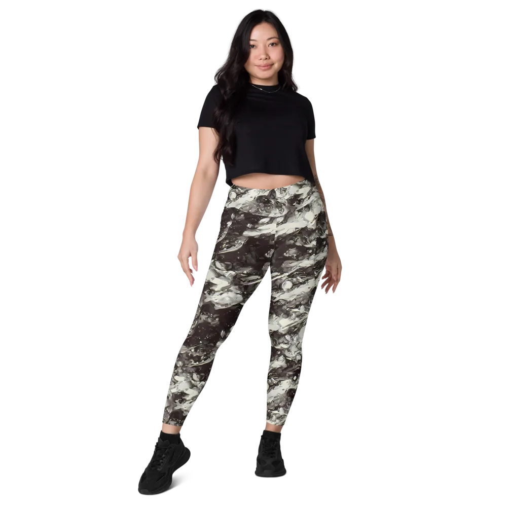Nocturne Melt on Leggings with Pockets — Front